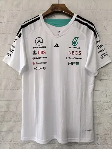 MERCEDES 2026 white F1 shirt S-5XL