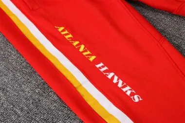 2122 NBA Atlanta Hawks Hooded Jacket Kit Red