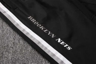 2122 NBA Brooklyn Nets Hooded Jacket Kit Black