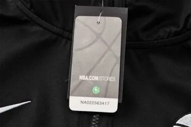 2122 NBA Brooklyn Nets Hooded Jacket Kit Black