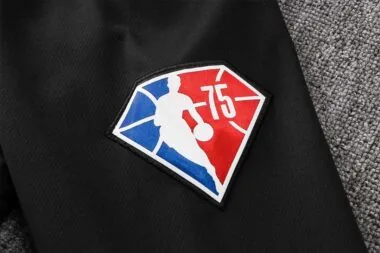 2122 NBA Brooklyn Nets Hooded Jacket Kit Black