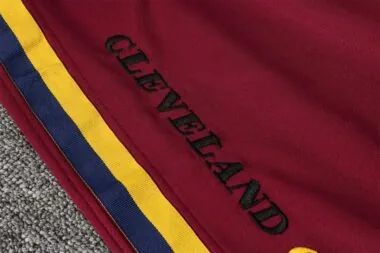 2122 NBA Cleveland Cavaliers Hooded Jacket Kit Light Red