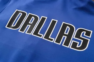2122 NBA Dallas Mavericks Hooded Jacket Kit Light Blue