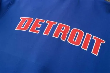 2122 NBA Detroit Pistons Hooded Jacket Kit Light Blue