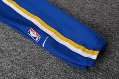 2122 NBA Golden State Warriors Hooded Jacket Kit Light Blue