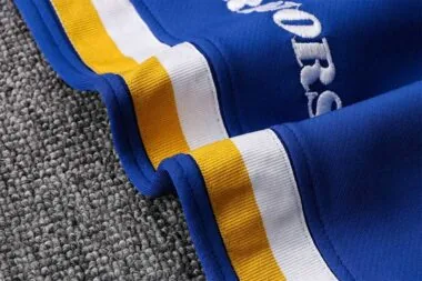 2122 NBA Golden State Warriors Hooded Jacket Kit Light Blue