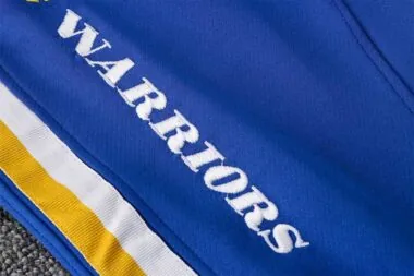 2122 NBA Golden State Warriors Hooded Jacket Kit Light Blue