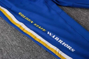 2122 NBA Golden State Warriors Hooded Jacket Kit Light Blue