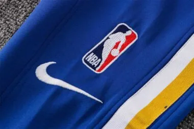 2122 NBA Golden State Warriors Hooded Jacket Kit Light Blue