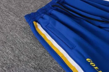 2122 NBA Golden State Warriors Hooded Jacket Kit Light Blue