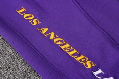 2122 NBA Los Angeles Lakers Hooded Jacket Kit Light Purple