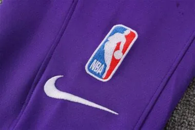 2122 NBA Los Angeles Lakers Hooded Jacket Kit Light Purple