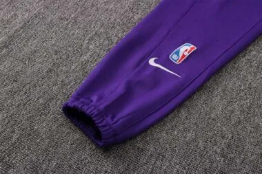 2122 NBA Los Angeles Lakers Hooded Jacket Kit Light Purple