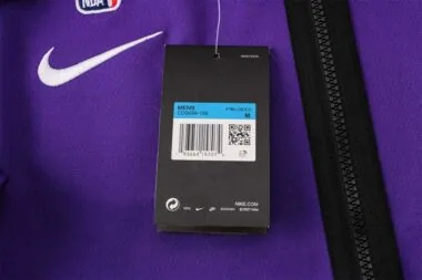 2122 NBA Los Angeles Lakers Hooded Jacket Kit Light Purple