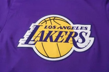 2122 NBA Los Angeles Lakers Hooded Jacket Kit Light Purple