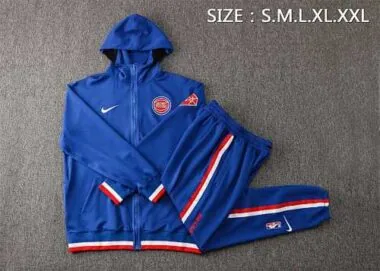 2122 NBA Philadelphia 76ers Hooded Jacket Kit Light Blue