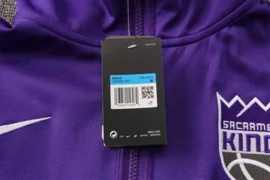 2122 NBA Sacramento Kings Hooded Jacket Kit Light Purple