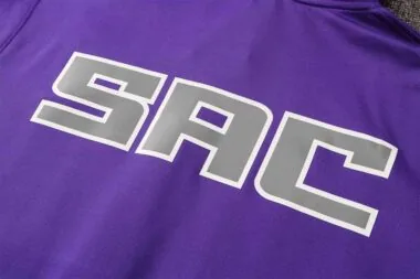 2122 NBA Sacramento Kings Hooded Jacket Kit Light Purple