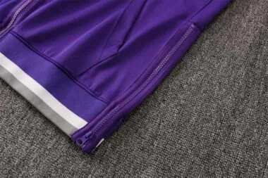2122 NBA Sacramento Kings Hooded Jacket Kit Light Purple