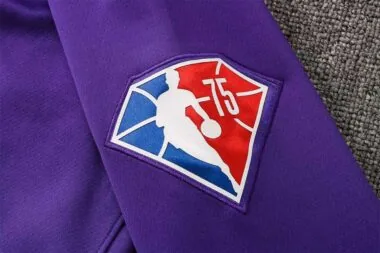 2122 NBA Sacramento Kings Hooded Jacket Kit Light Purple