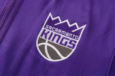 2122 NBA Sacramento Kings Hooded Jacket Kit Light Purple