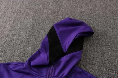 2122 NBA Sacramento Kings Hooded Jacket Kit Light Purple