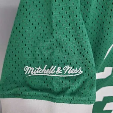 Mitchellness Celtics Green No. 33 Bird Retro Mesh Short Sleeve