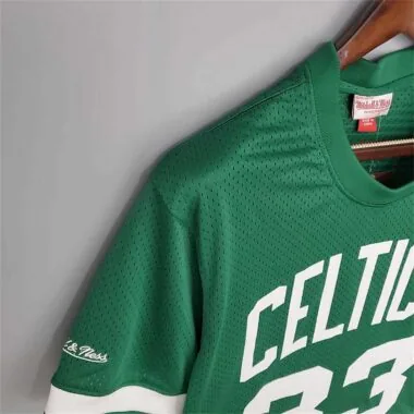 Mitchellness Celtics Green No. 33 Bird Retro Mesh Short Sleeve
