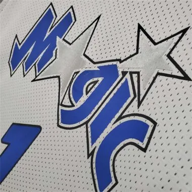 Mitchellness Magic White No. 1 McGrady Retro Mesh Short Sleeve