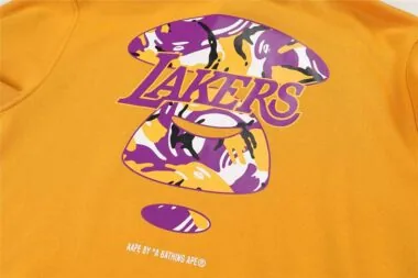 NBA Sweater Los Lakers Co-branded Yellow