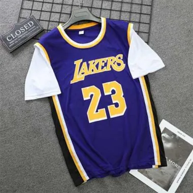 Falsas camisetas de dos piezas — Los Lakers