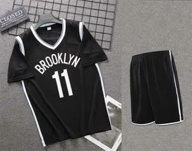 Camiseta de dos piezas: los números 11 y 7 de los Nets