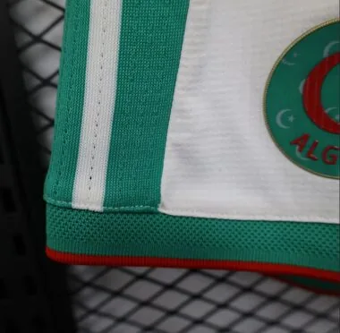 2026 Algerije Witte spelersversie short