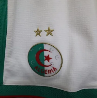 2026 Algerije Witte spelersversie short