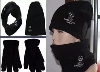 Champions League equipment hats _scarf_gloves