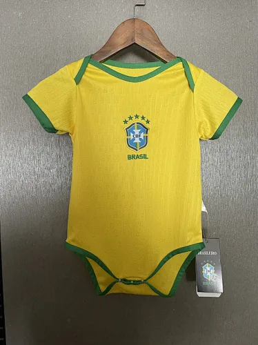 25-26 Brazil home baby Jersey