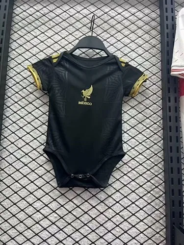 25-26 Mexico black baby jersey