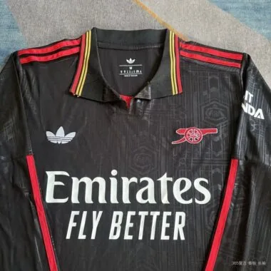 Arsenal 2025/26 Black Special Long Sleeve Jersey