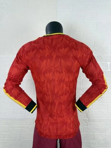 Belgium 2025/26 Home Long Sleeve player version Jersey (S-2XL)