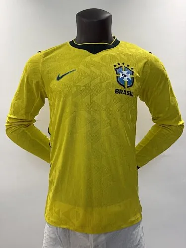 Brazil 2026 World Cup Home Long Sleeve player version size S-4XL