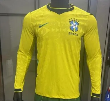 Brazil 2026 World Cup Home Long Sleeve player version (S-4XL)