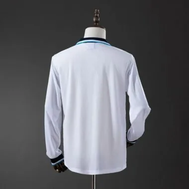 England 1996 home Long sleeve Retro soccer Jersey