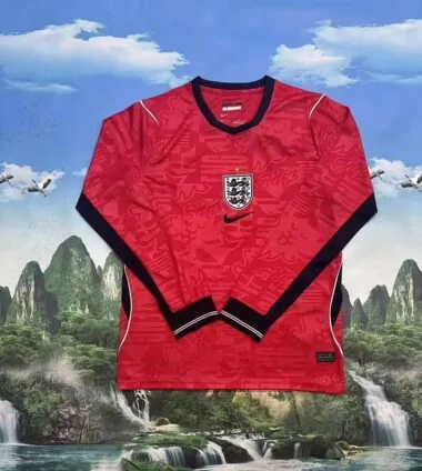 England 2026 World Cup Home Long sleeve soccer Jersey (S-4XL)