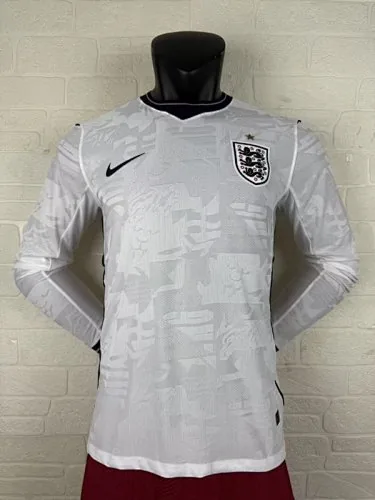 England 2026 World Cup home long sleeeve Player Version Size S-2XL