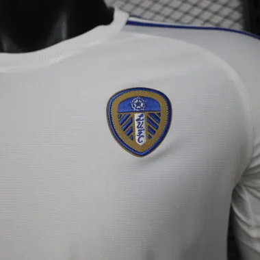 Leeds United 2025/26 White Casual Long SLeeve Jersey Player Version