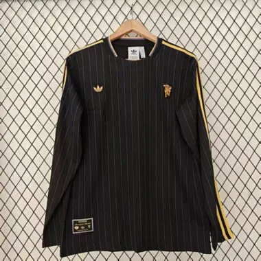 Manchester United 2025/26 Icon Blak long sleeves jersey