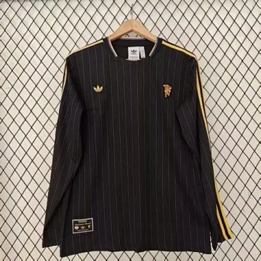 Manchester United 2025/26 Special Edition Black jersey Long Sleeve S-4XL