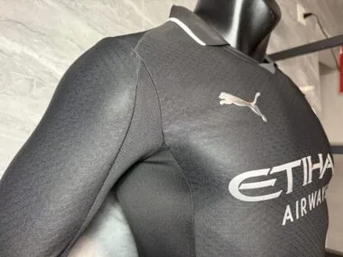 Manchester city 2025/26 away long sleeve Jersey Player Version