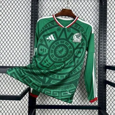 Mexico 2026 World Cup Home Long sleeve soccer jersey S-4XL