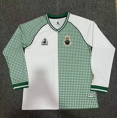 Racing de Santander 2025/26 113th Anniversary Long Sleeve soccer jersey size S-2XL